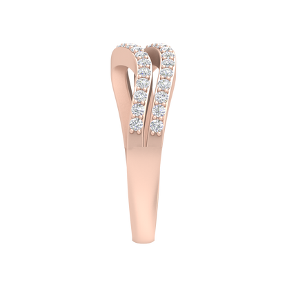 Brisa Diamond Ring In 925 Sterling Silver - Seven