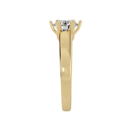 Brume Classic Solitaire Ring In 925 Sterling Silver - Eleven