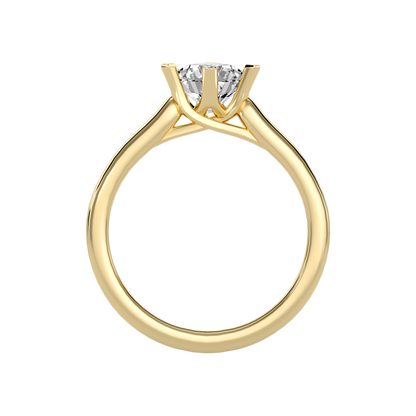 Brume Classic Solitaire Ring In 925 Sterling Silver - Twelve