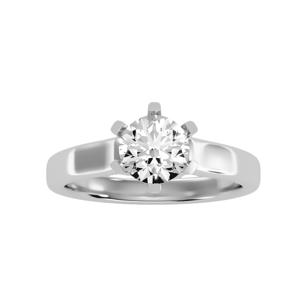 Brume Classic Solitaire Ring - Three