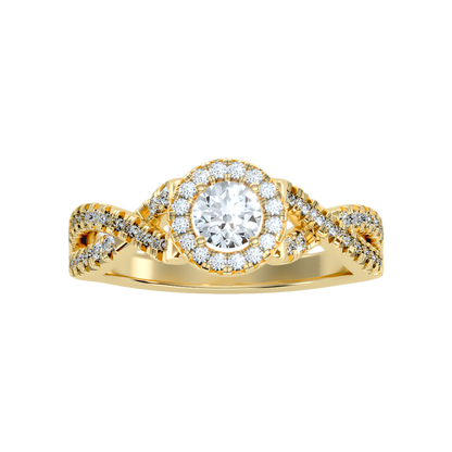 Buena Diamond Ring In 925 Sterling Silver - Ten