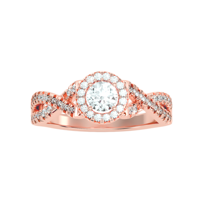 Buena Diamond Ring In 925 Sterling Silver - Six