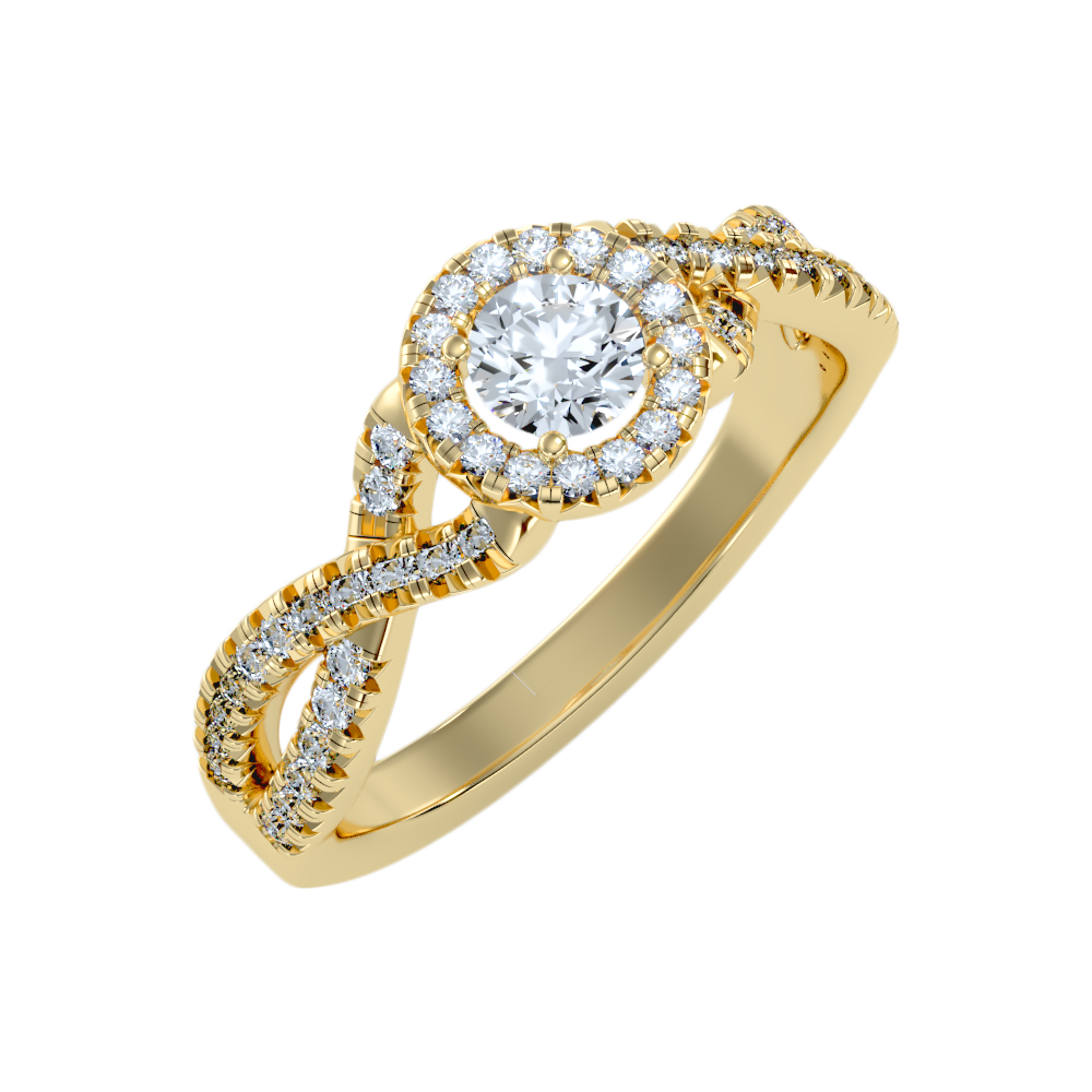 Buena Diamond Ring In 925 Sterling Silver - Nine