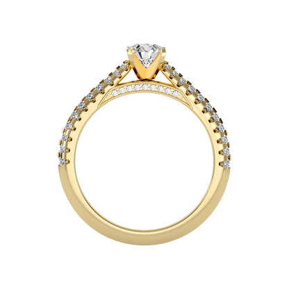 Bueno Solitaire Ring In 925 Sterling Silver - Twelve