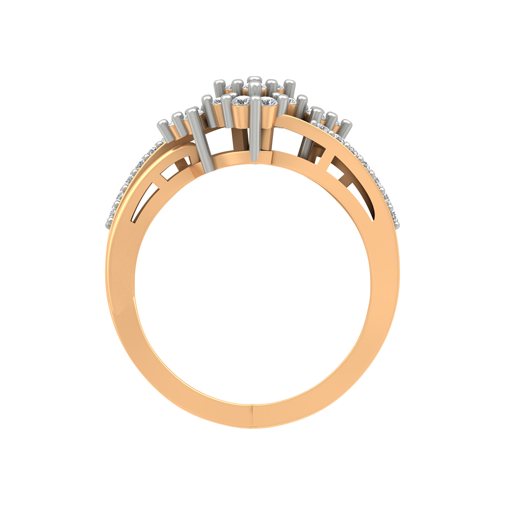 Bunch Tigged Cocktail Ring - Twelve