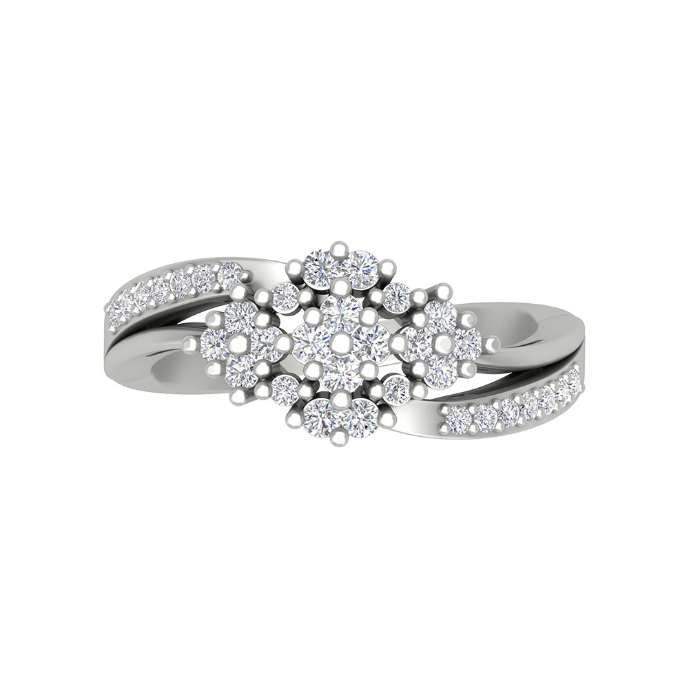 Bunch Tigged Cocktail Ring - Six