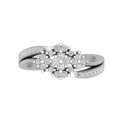 Bunch Tigged Cocktail Ring - Six