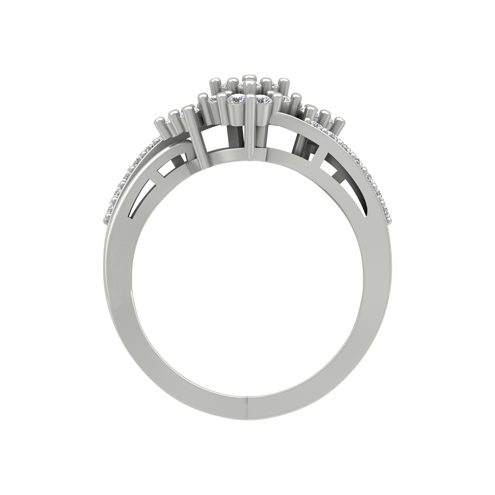 Bunch Tigged Cocktail Ring - Eight