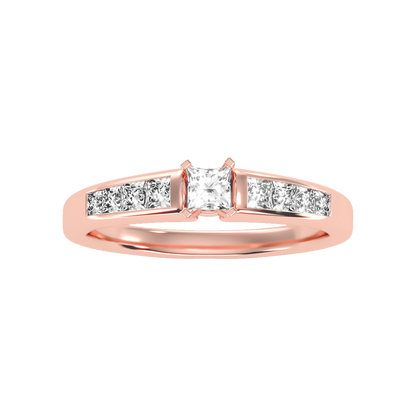 Burning Solitaire Ring - Two