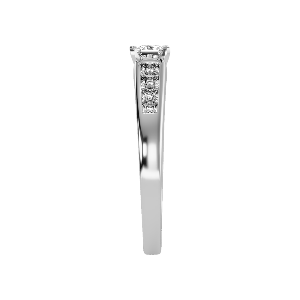 Burning Solitaire Ring - Seven