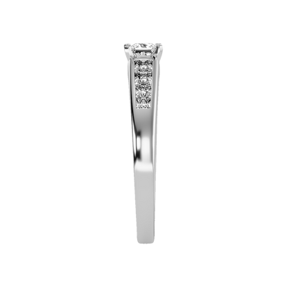 Burning Solitaire Ring - Seven