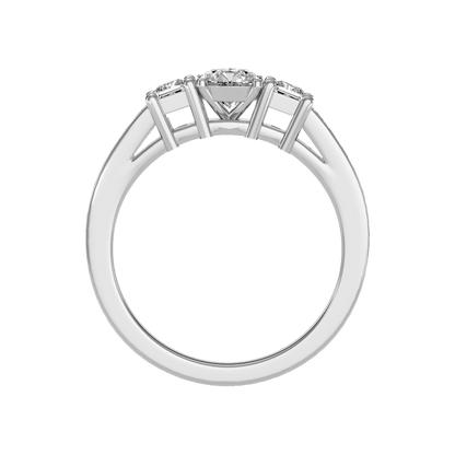 Burning Tri Stone Ring - Eight