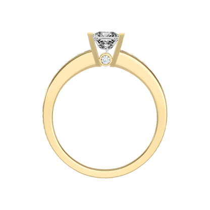 Burnished Solitaire Ring - Twelve
