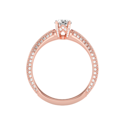 Busttling Solitaire Ring In 925 Sterling Silver - Seven