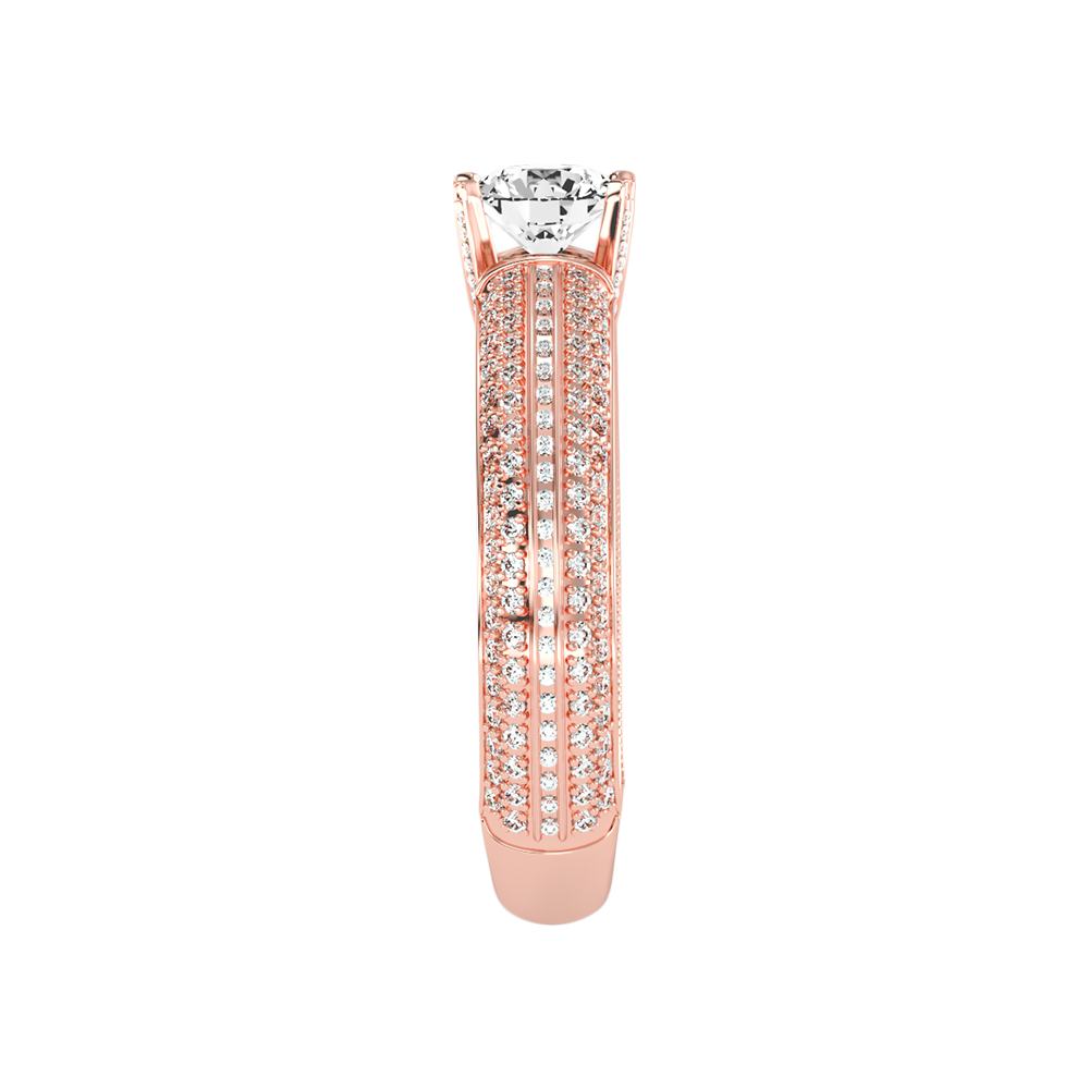 Busttling Solitaire Ring In 925 Sterling Silver - Nine