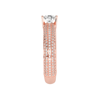 Busttling Solitaire Ring In 925 Sterling Silver - Nine