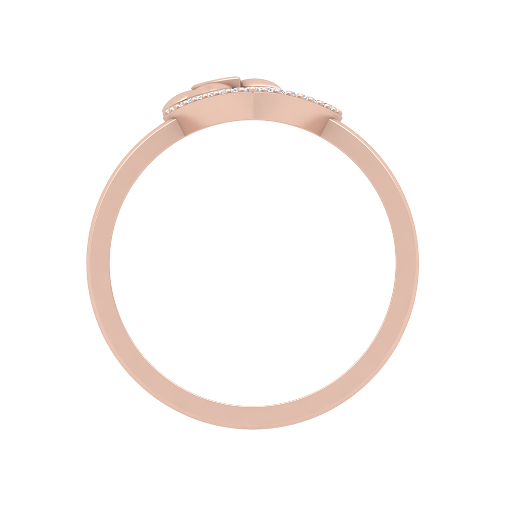 Butterfly Droplet Shaped Diamond Ring - Seven