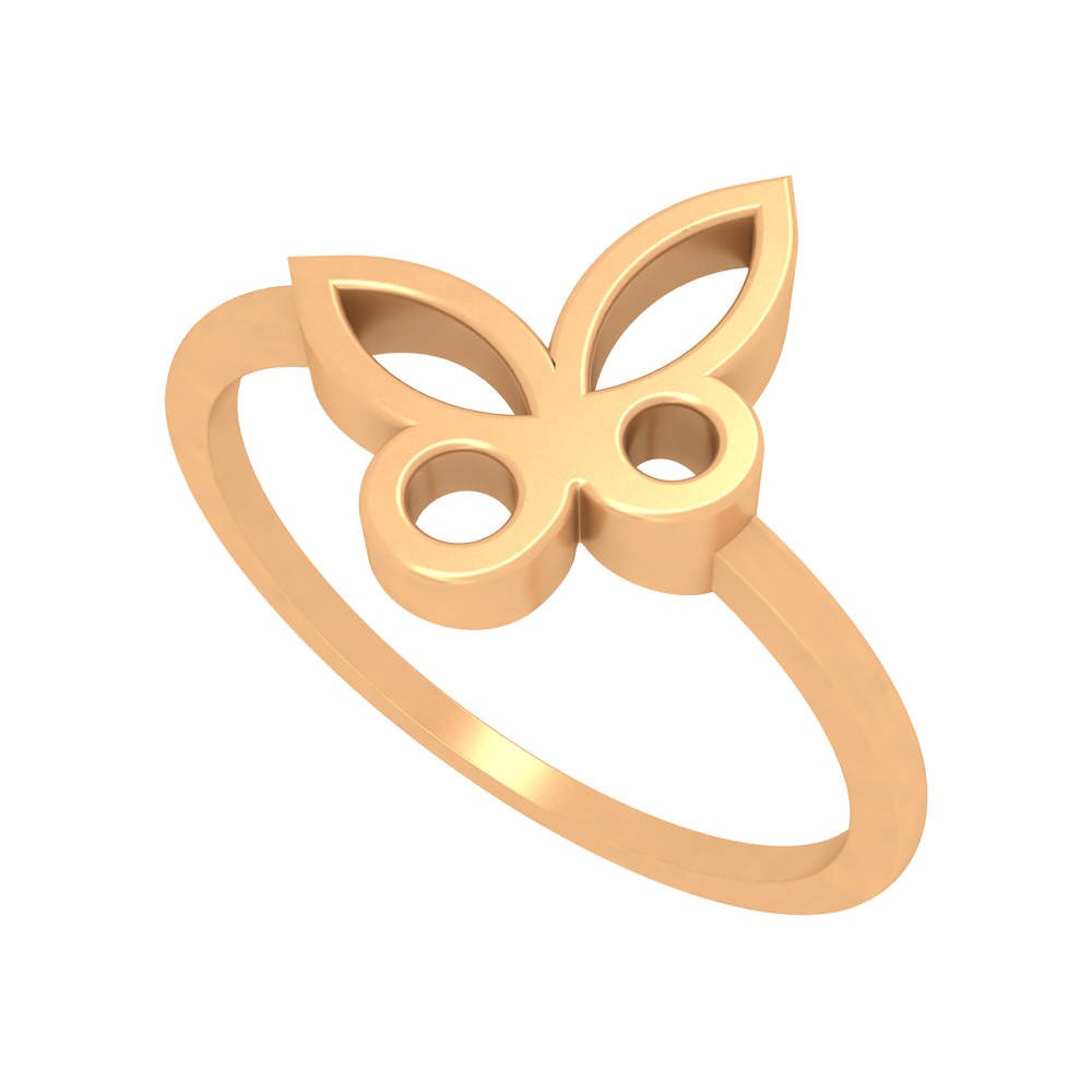 Butterfly Gold Ring - Ten
