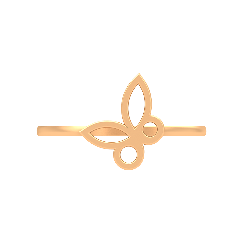 Butterfly Gold Ring - Eleven