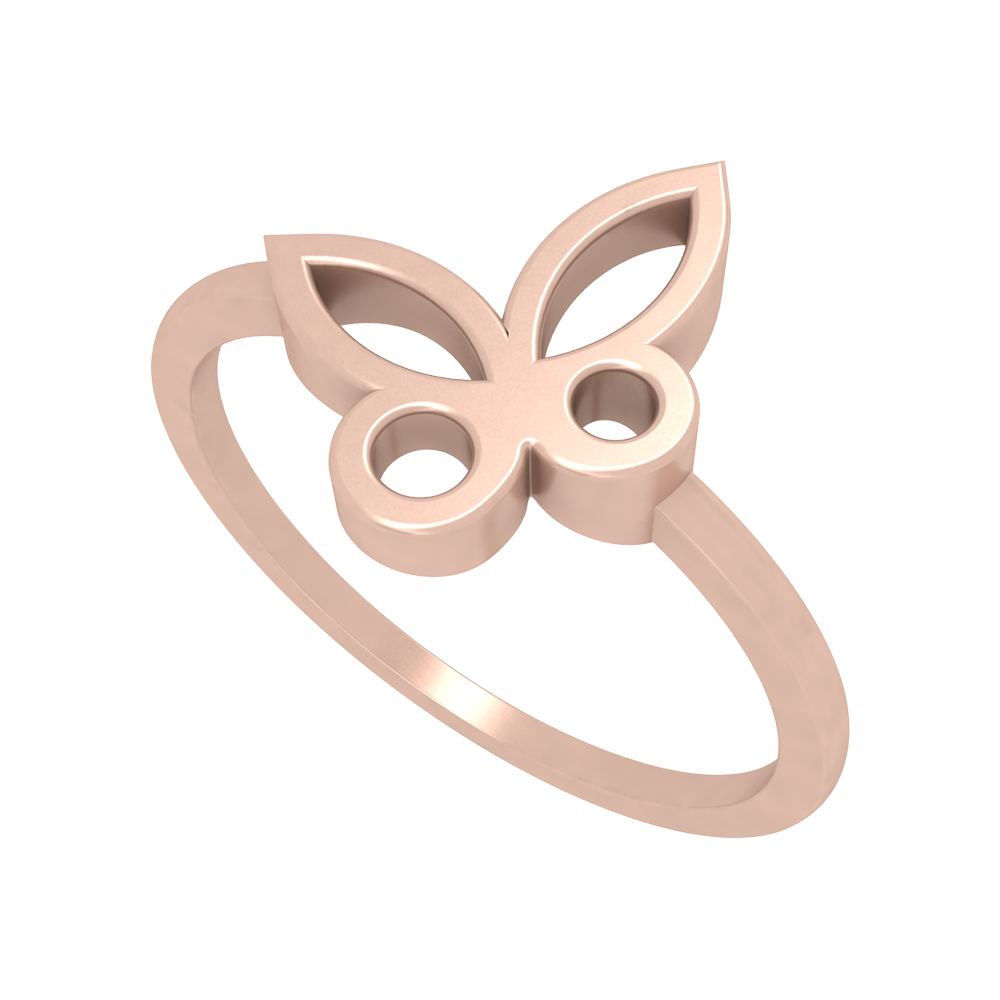 Butterfly Gold Ring - Two