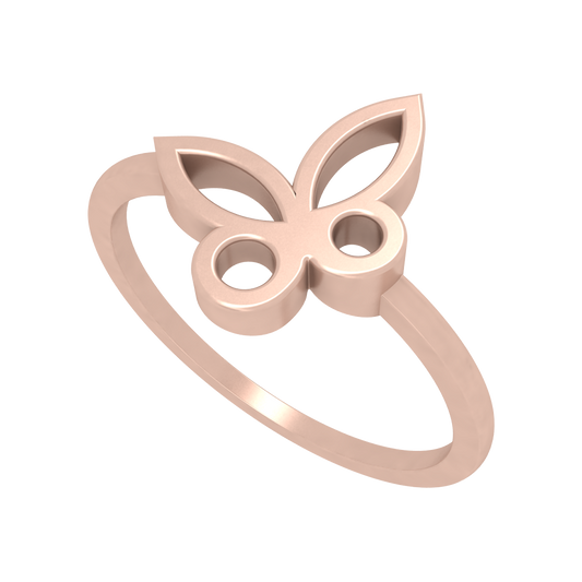 Butterfly Gold Ring - Two