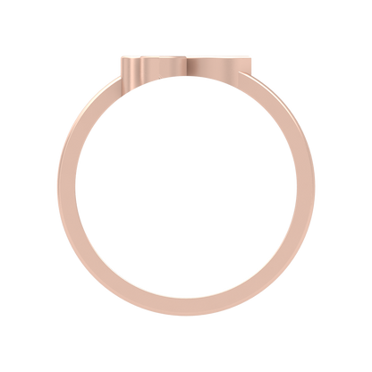 Butterfly Gold Ring - Five