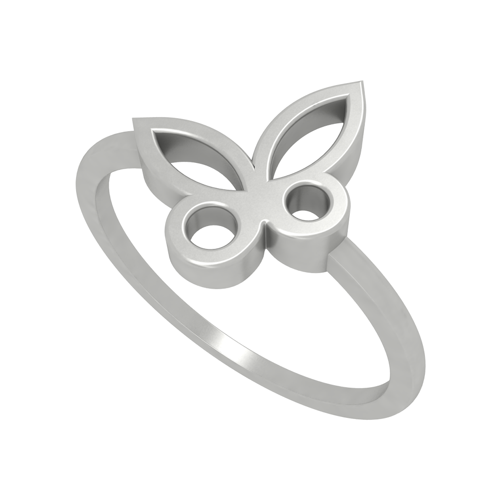 Butterfly Gold Ring - Six