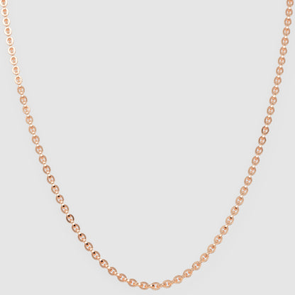 14K Gold Cable Chain Necklace 16 inch