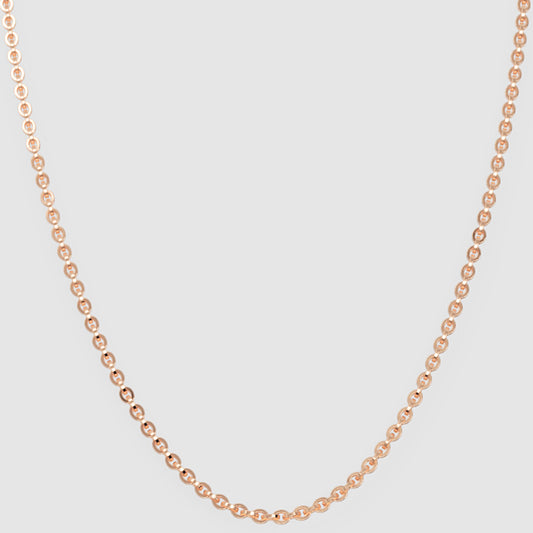 14K Gold Cable Chain Necklace 22 inch