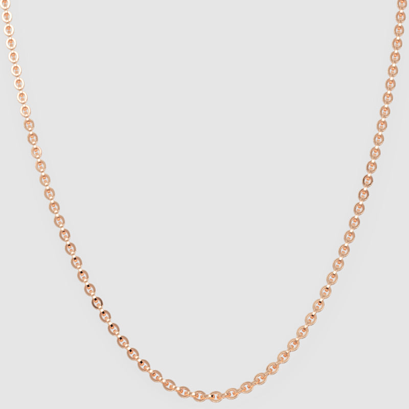 14K Gold Cable Chain Necklace 20 inch