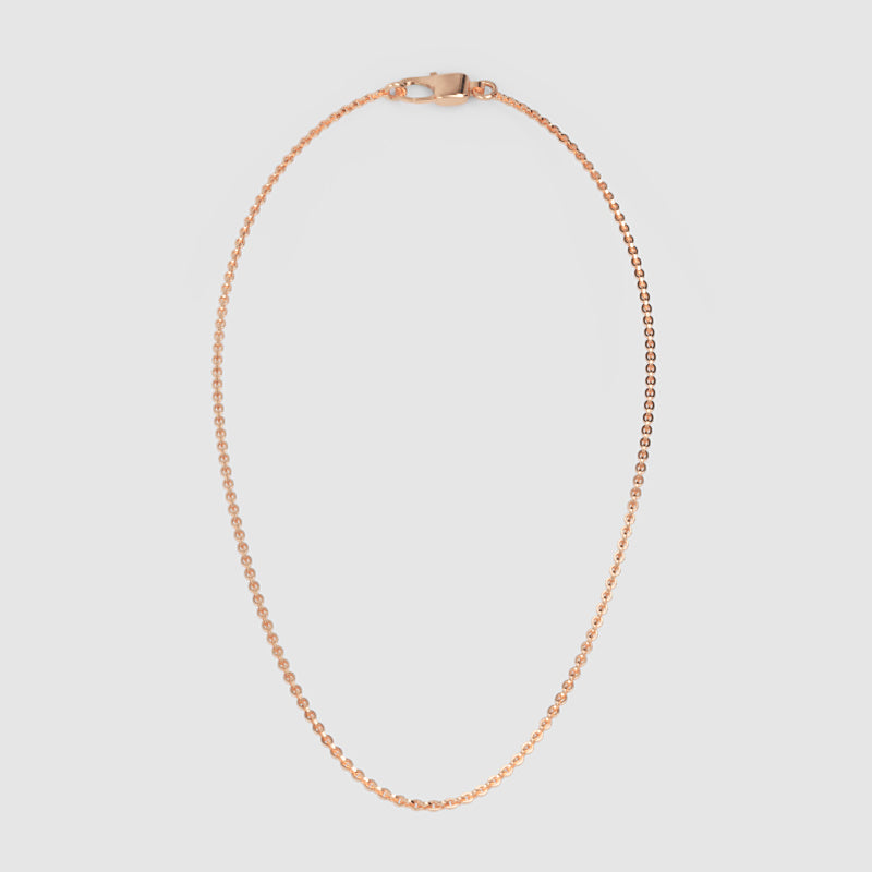 14K Gold Cable Chain Necklace 20 inch