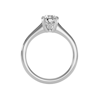 Calin Classic Solitaire Ring In 925 Sterling Silver - Two