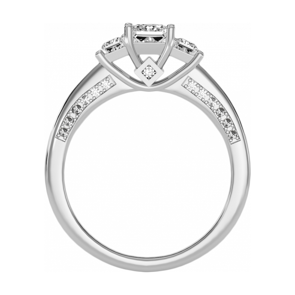 Captivante Solitaire Ring In 925 Sterling Silver - One
