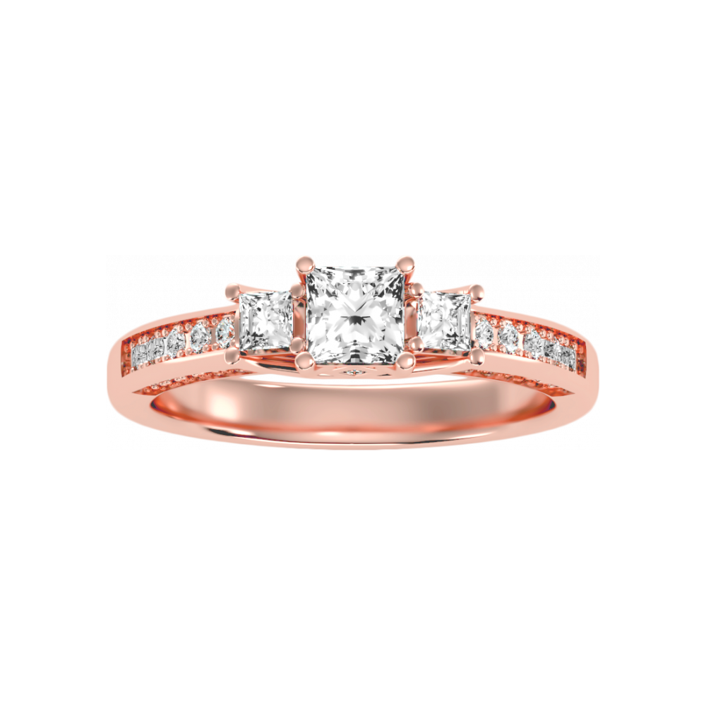 Captivante Solitaire Ring In 925 Sterling Silver - Twelve
