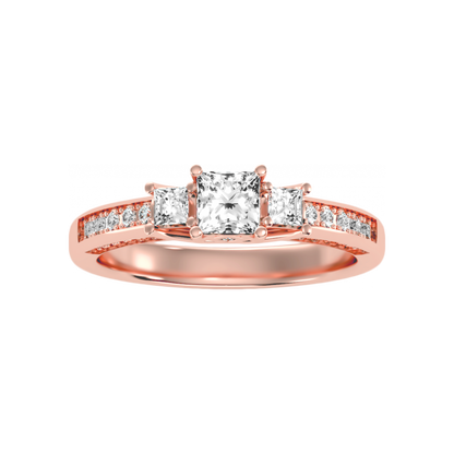 Captivante Solitaire Ring In 925 Sterling Silver - Twelve