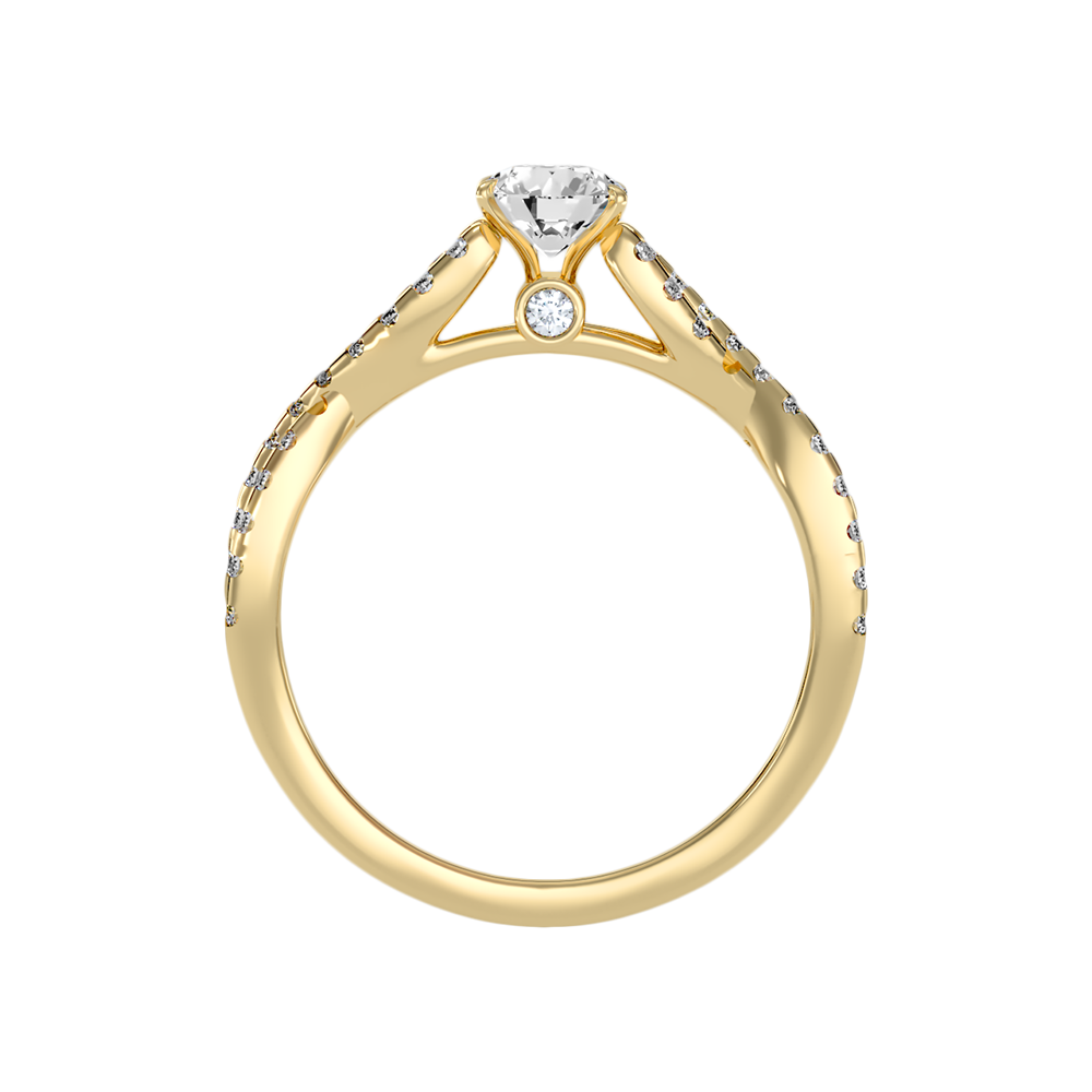 Carino Diamond Ring In 925 Sterling Silver - Twelve