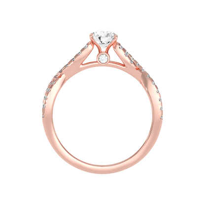 Carino Diamond Ring In 925 Sterling Silver - Two