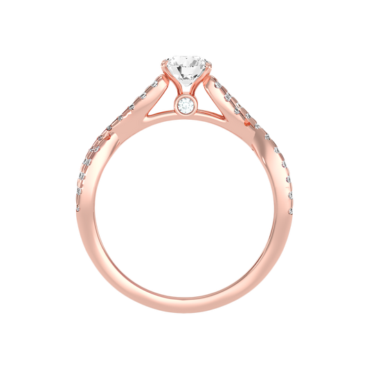 Carino Diamond Ring In 925 Sterling Silver - Two
