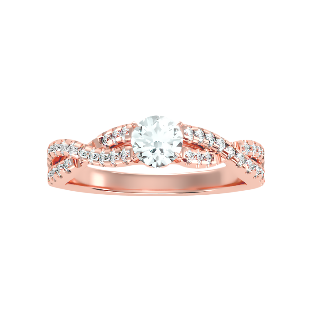 Carino Diamond Ring In 925 Sterling Silver - Three