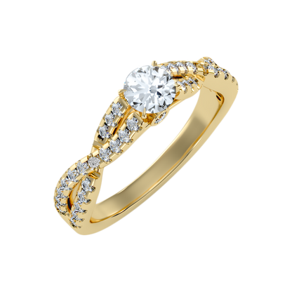 Carino Diamond Ring In 925 Sterling Silver - Nine