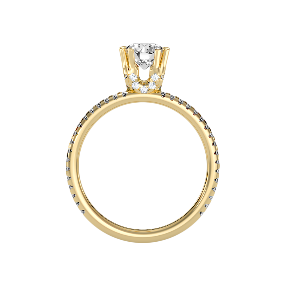Cascabel Solitaire Ring - Twelve