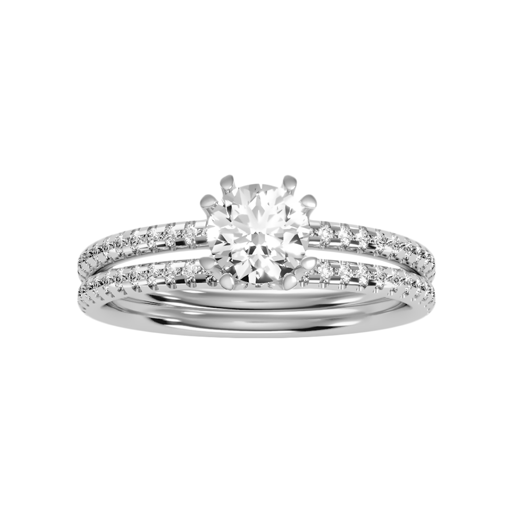 Cascabel Solitaire Ring In 925 Sterling Silver - Three