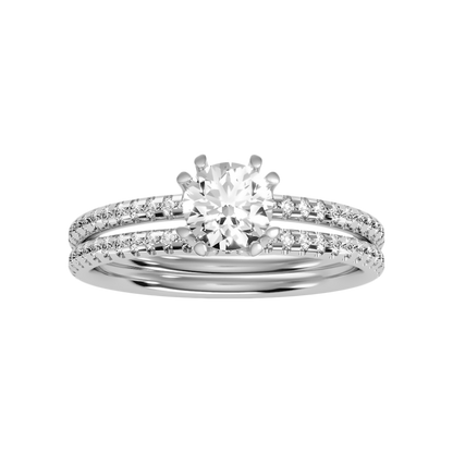 Cascabel Solitaire Ring In 925 Sterling Silver - Three