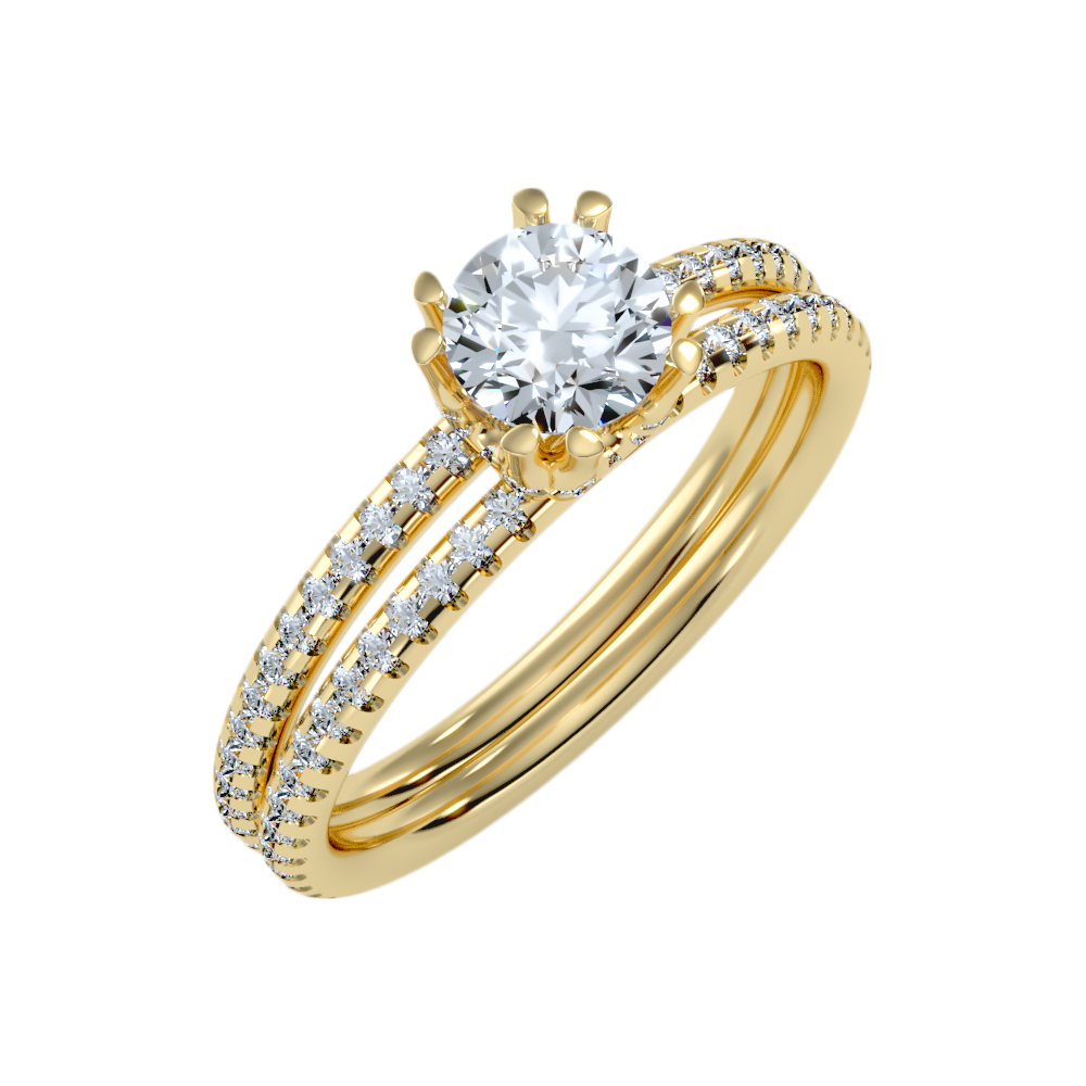 Cascabel Solitaire Ring - Nine