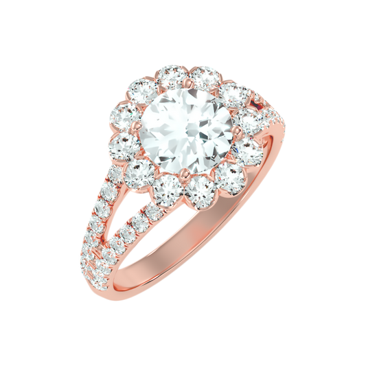 Cazest Diamond Ring In 925 Sterling Silver - One