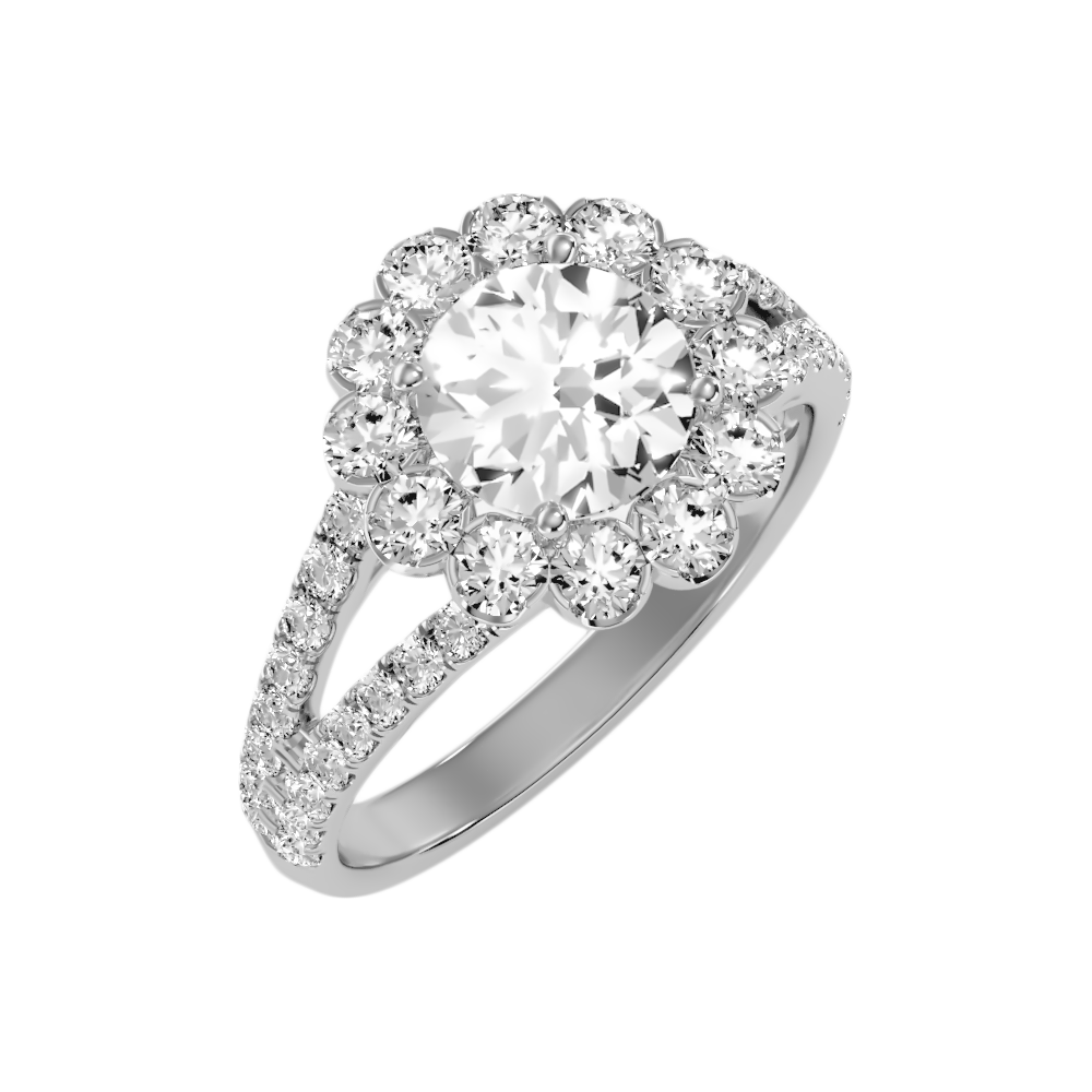 Cazest Diamond Ring In 925 Sterling Silver - Five