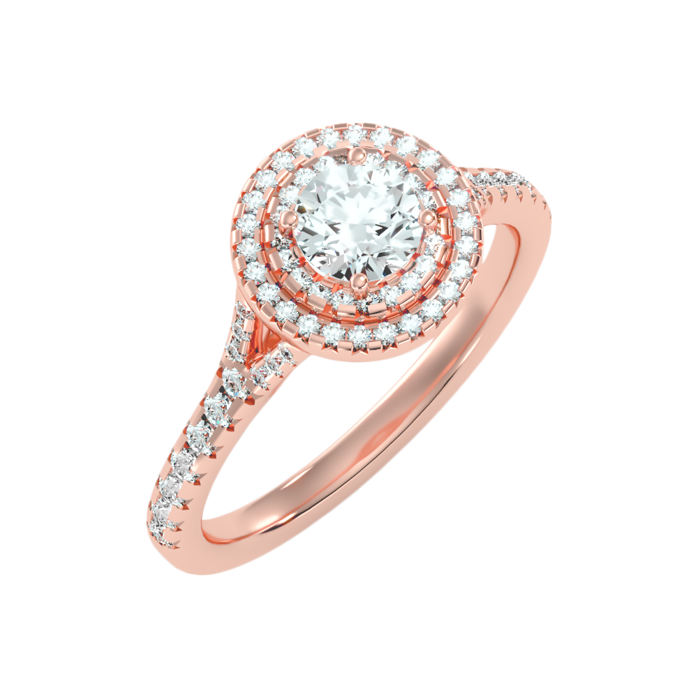 Celebrated Halo Ring - One