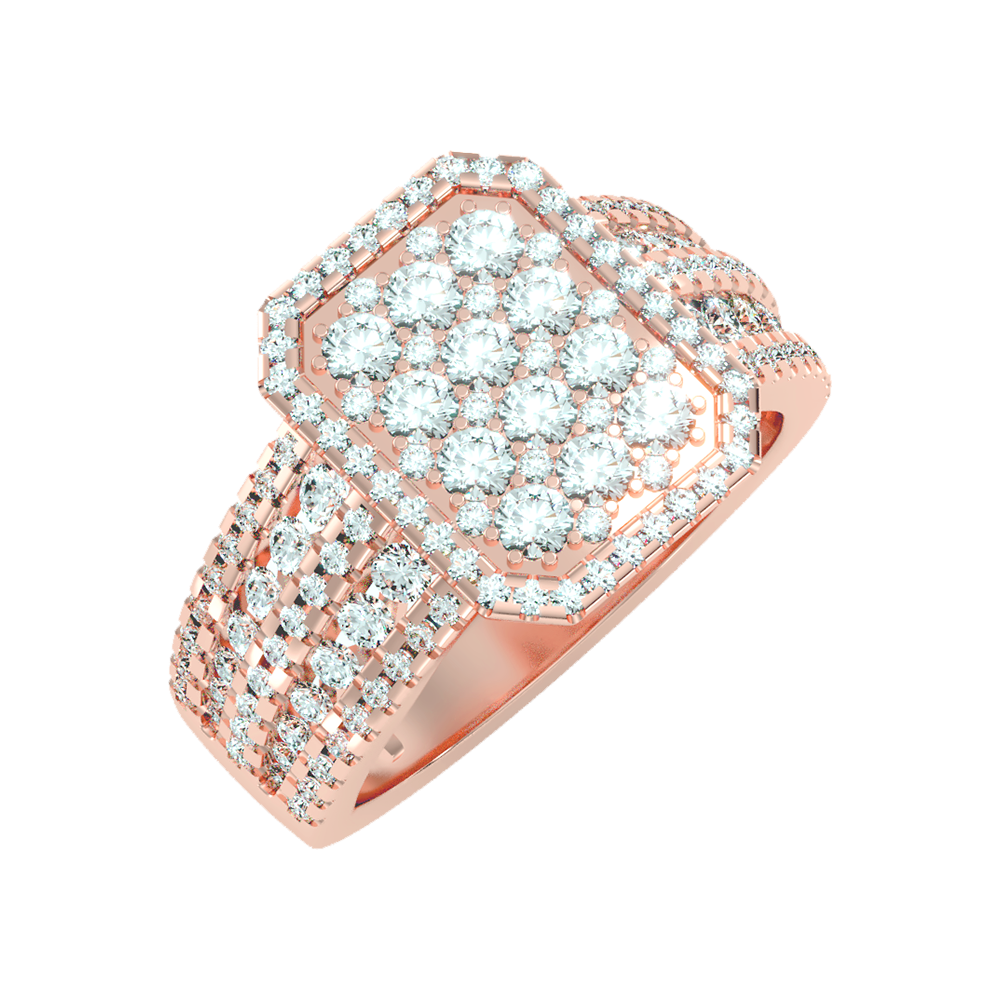 Celestial Diamond Men's Ring - One