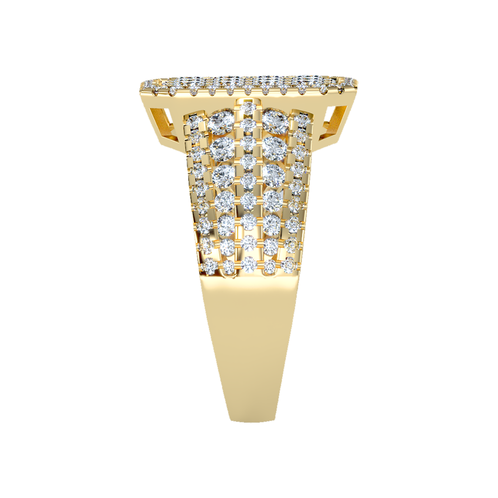 Celestial Diamond Men's Ring In 925 Sterling Silver - Eleven