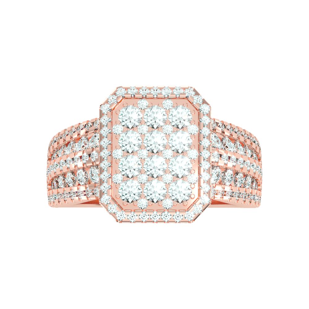 Celestial Diamond Men's Ring - Two